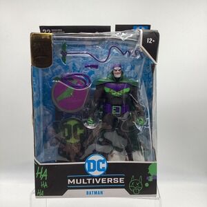 DC Multiverse Batman:‎ White Knight Joker Action Figure Gold Label-Box not Mint